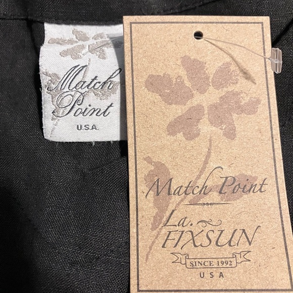 Match Point by FixSun Black Linen Dress - Picture 10 of 13